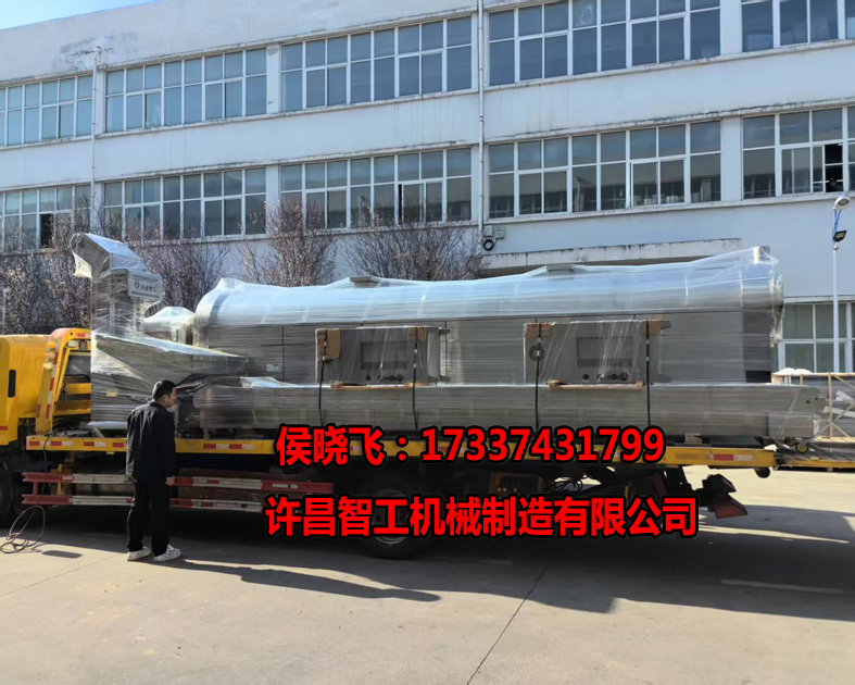 3.19日 许昌智工6米生产线专车发货，助力炒松子产业高效发展