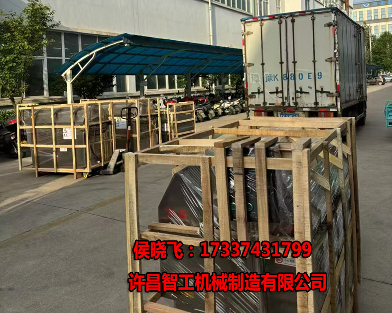 4.23日，合肥展会客户订购的机器陆续发货
